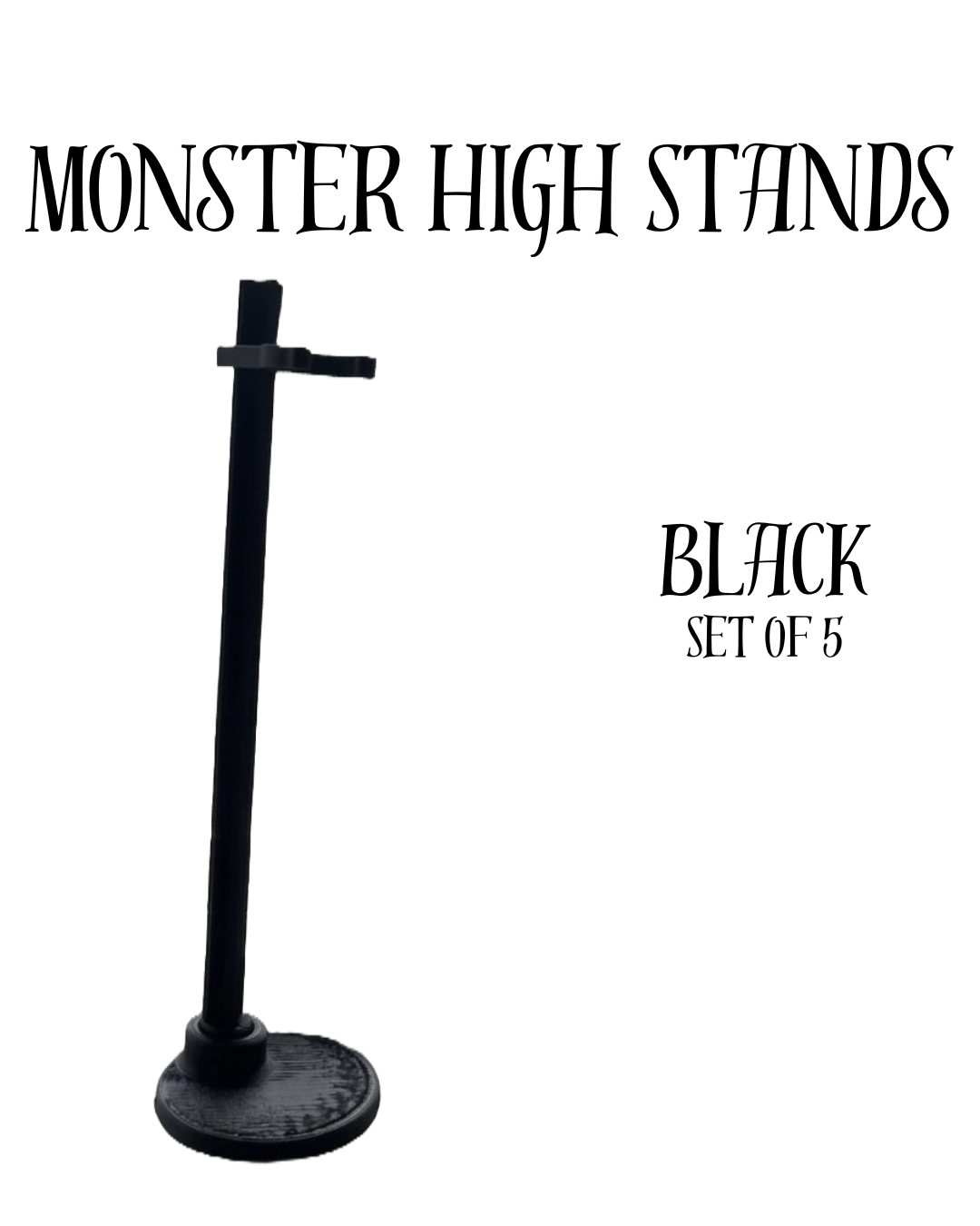 Black g1 Stand 3D Printed (Set of 5)