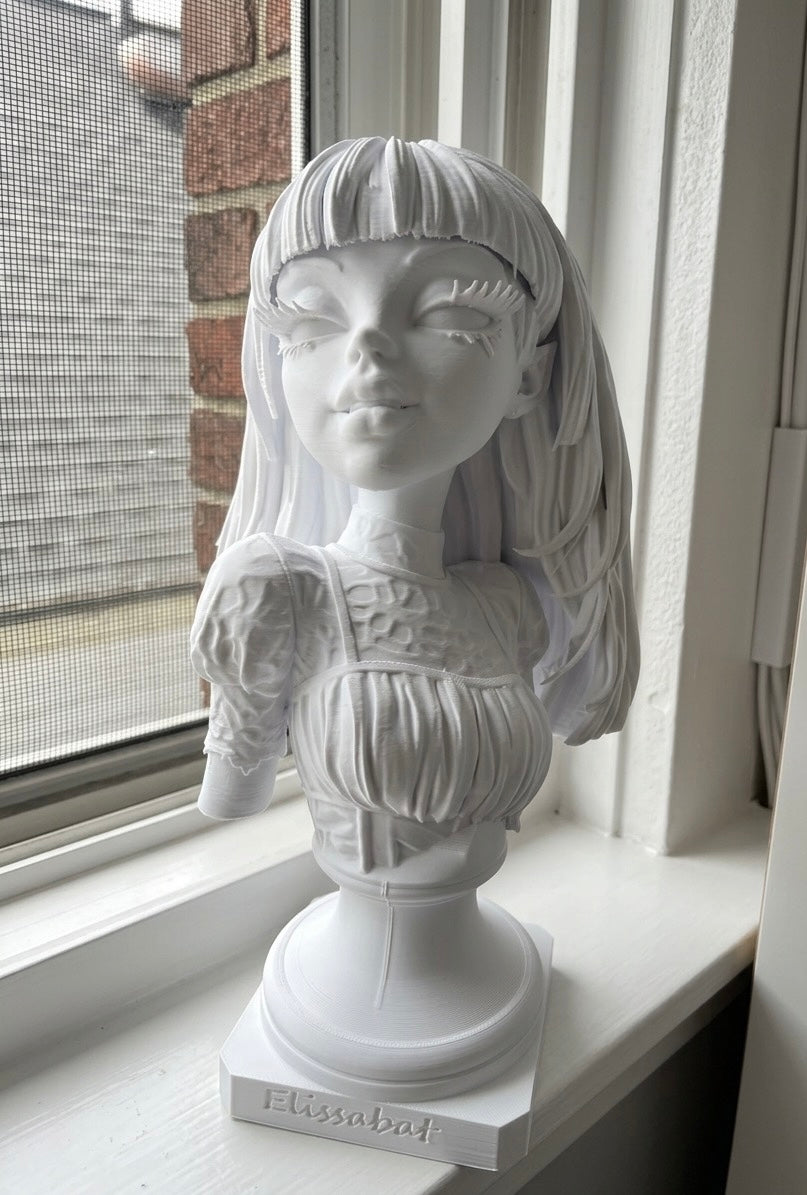 Elissabat 3D Printed Statue
