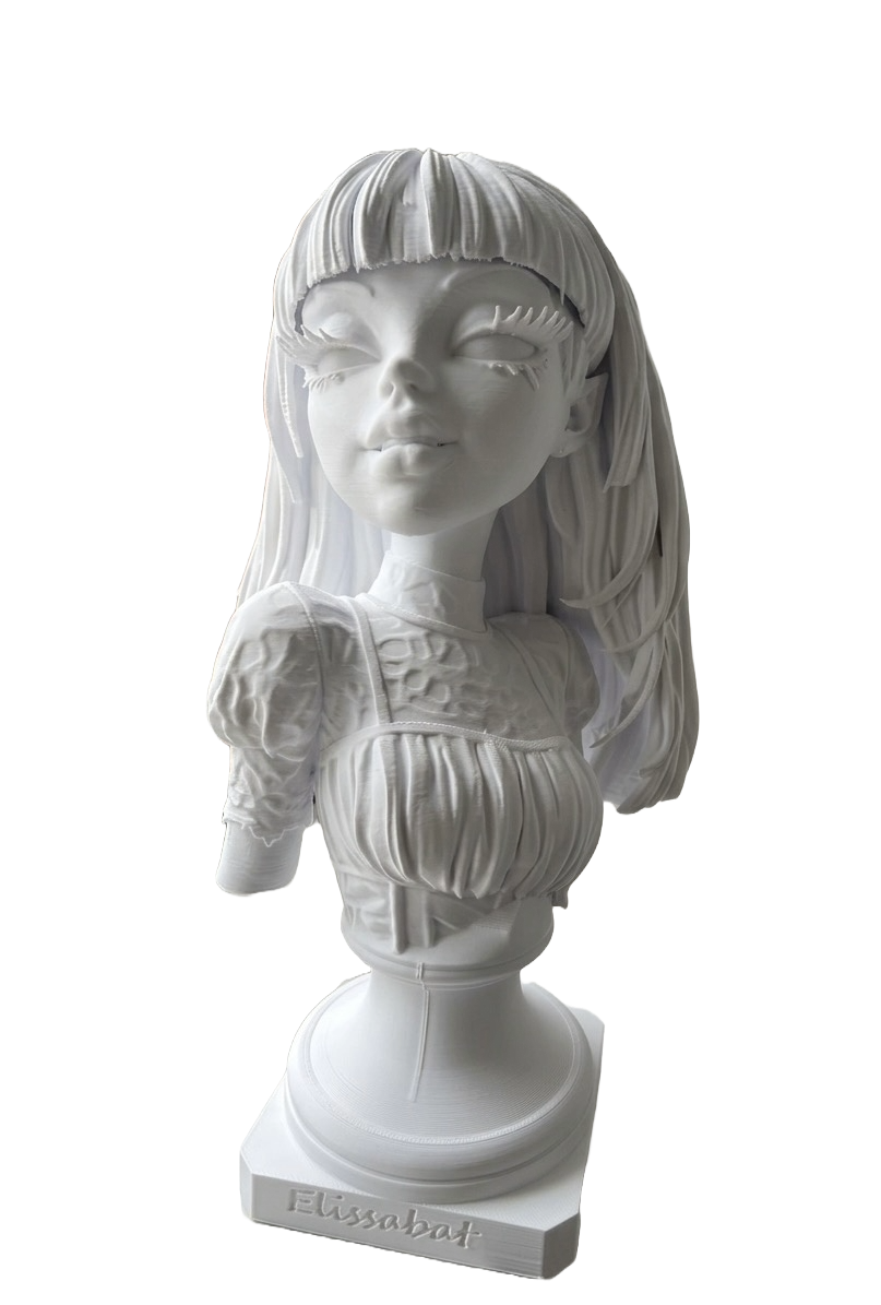 Elissabat 3D Printed Statue