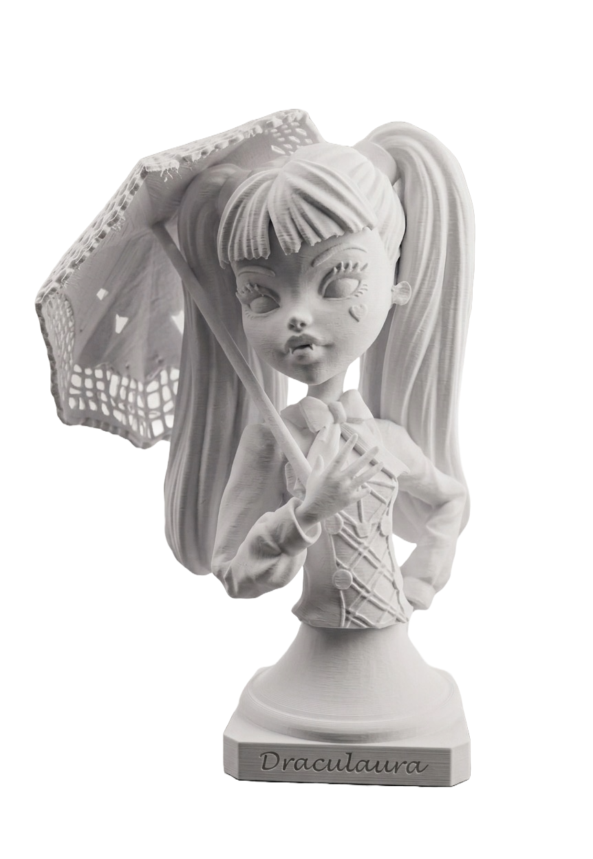 Draculaura 3D Printed Statue