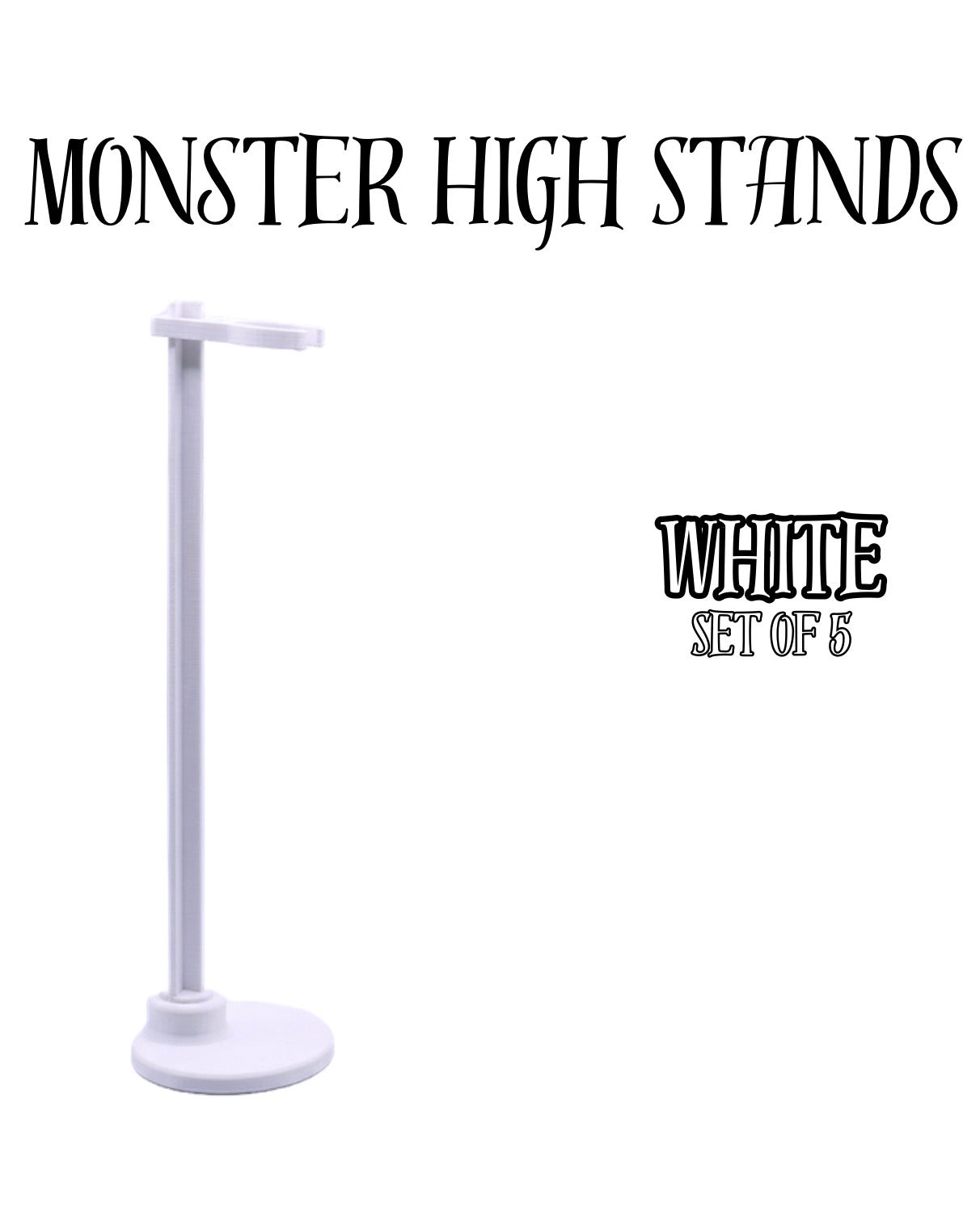White g1 Stand 3D Printed (Set of 5)